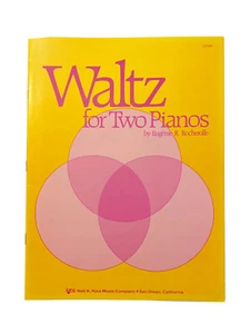 Waltz for Two Pianos Book~by Eugenie R. Rocherolle~2 Pianos/4 Hands~NEW - Picture 1 of 2