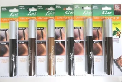 [KISS] QUICK COVER GRAY HAIR TOUCH UP BRUSH #BGC 0.25OZ TEMPORARY COLOR DYE - Image 1 of 3