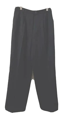 Pantalones Saks Fifth Avenue Harve Benard para mujer 10 bolsillos forrados 100 % lana negros  Foto 1 de 4