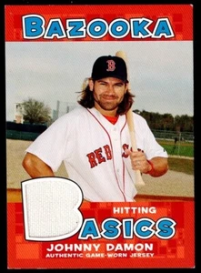 2006 Bazooka Basics Relics #JD JOHNNY DAMON Jsy B Trikot - Bild 1 von 2