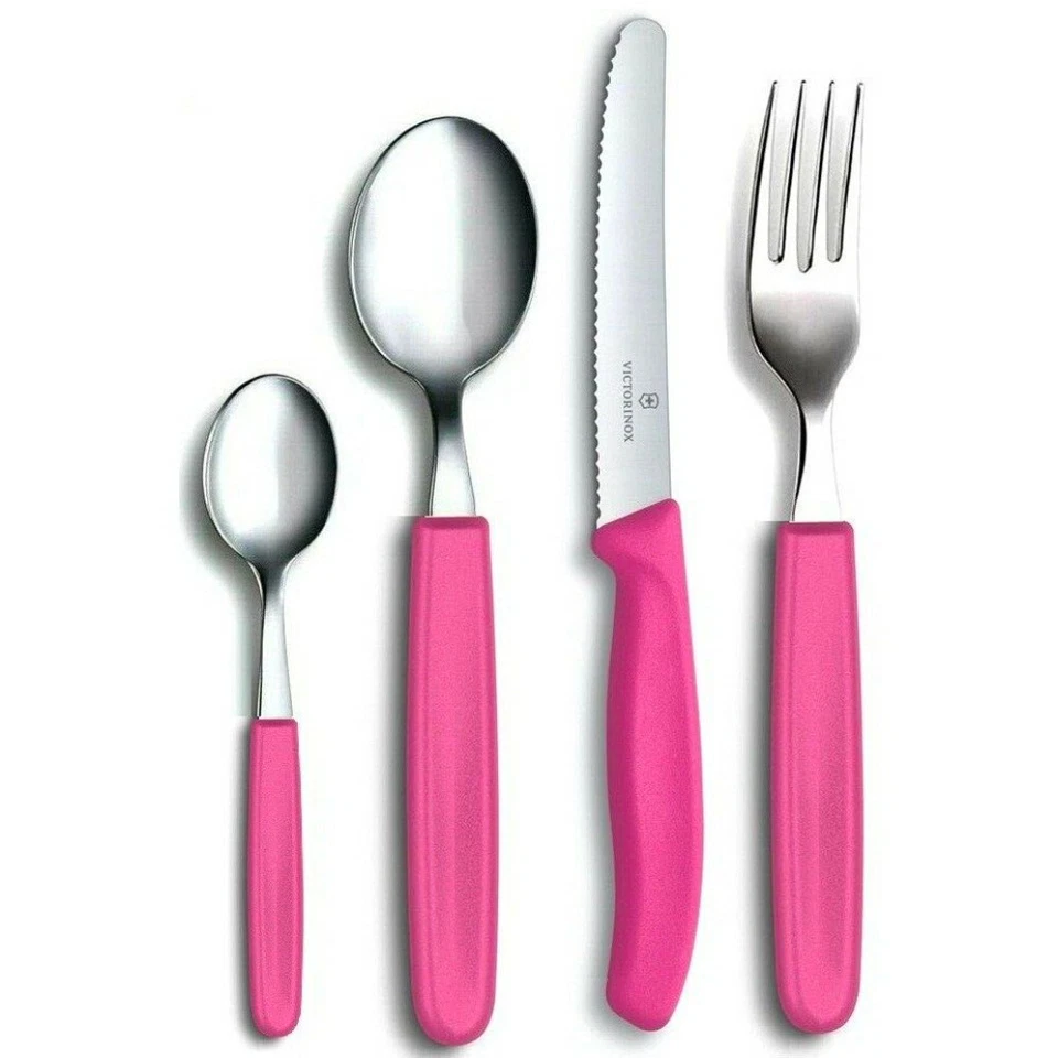 Victorinox 24 Piece Steak Knife Table Cutlery Set 24pc | Pink - Bild 1 von 1