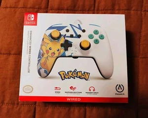 PowerA Enhanced Wired Controller: Pokemon Pikachu - Nintendo Switch - Picture 1 of 4