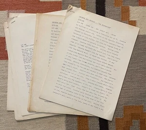 Laverne und Shirley Orig Script Outline Lot The Researcher The Beatnik 1970s - Bild 1 von 10