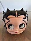 Vintage Plastic Betty Boop Mug With Hinged Lid Made For Universal Studios Hearst