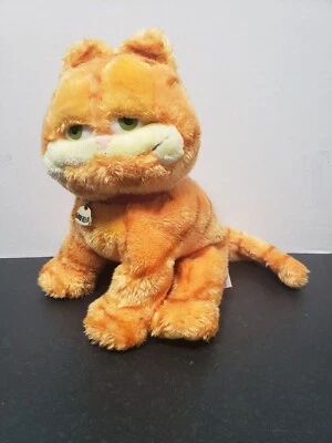 TY Stuffed Animal Beanie Buddies GARFIELD Orange Cat 10" PLUSH Toy 2004 Nice - Image 1 of 4