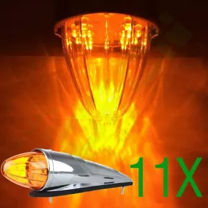 11X 39cm*9cm*10cm Amber Led 17Diodes Mid Roof Upper Top Cab Light for Mack - Picture 1 of 10