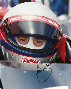 Autographed John Andretti  USAC  IndyCar  Racing Photograph