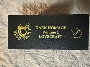 Dark Homage Volume 1 Lovecraft Delirium books Signed Limited Edition - Picture 1 of 13