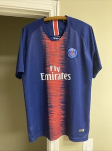 Camiseta deportiva Paris Saint-Germain Fly Emirates PSG talla grande #32 ANGE 2018 - Imagen 1 de 5