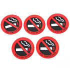 5/10 sztuk Mini znak ostrzegawczy NO SMOKING Logo Gumowe naklejki Samochód Taxi Dekoracja H