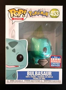 Funko Pop! Pokemon Bulbasaur Diamond Glitter #453 Figure, Funkon 2021 SDCC New - Picture 1 of 8