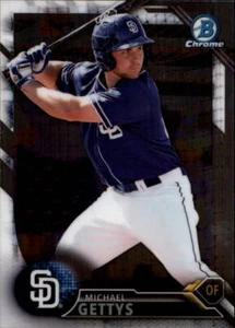 2016 Bowman Chrome Draft Baseball #BDC-185 Michael Gettys - Picture 1 of 2