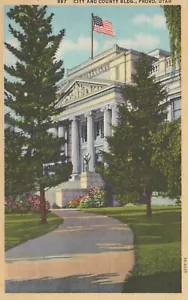 Edificio de la ciudad y el condado - Provo, Utah - lino sin publicar - Imagen 1 de 3