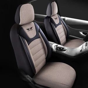 Fodere Per Sedili Adatte Per Mercedes Benz Classe M (Beige-Nero) - Foto 1 di 5