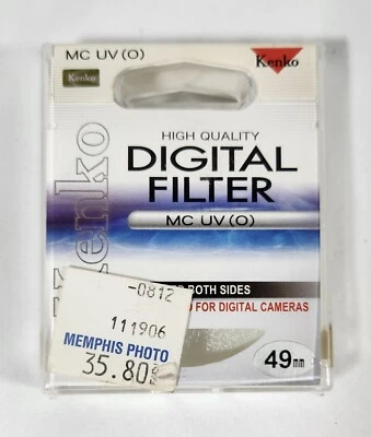 Kenko Alta Calidad FILTRO CÁMARA DIGITAL MC UV (0) 49 mm Recubierto Ambos Lados Foto 1 de 4