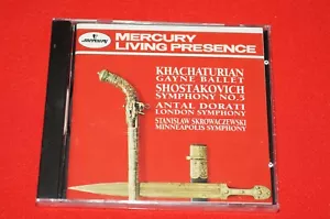 Khachaturian Ballet Shostakovich Symphony No 5 Audio CD Brand New Sealed - Picture 1 of 3