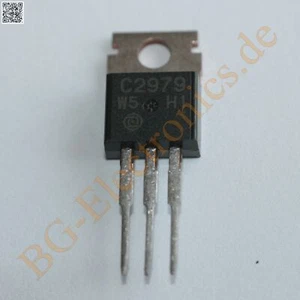 2 x 2SC2979 NPN Power Transistor 40W 800V 3A Hitachi TO-220 2pcs - Picture 1 of 1