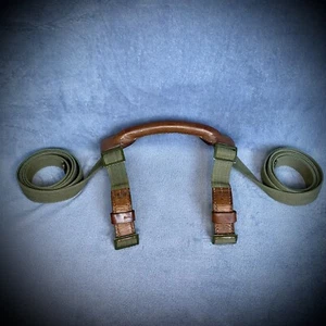 Leather Handle With Two Straps - Polish Army Surplus - Lavvuu Bushcraft Camping - Photo 1/10