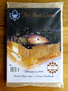 Sealed - 1999 Toronto Maple Leaf Gardens Final Game Program Leafs vs Blackhawks - Picture 1 of 3