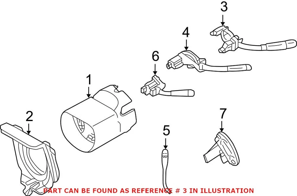 For Mercedes Benz C230 C240 C280 C320 C350 C55 AMG Turn Signal Switch Genuine - Image 1 of 1