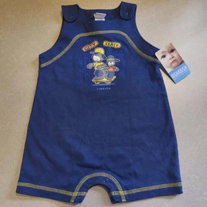 Vintage OshKosh B'Gosh NOS NEW Baby 6-9 Mos 1 Pc Summer Romper Skater Y2K - Picture 1 of 8