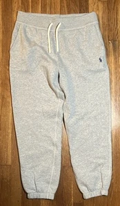 Polo Ralph Lauren Gray Drawstring Sweatpants - Size Large - Picture 1 of 6