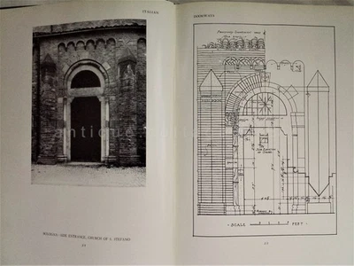 1929 antique ITALIAN DOORWAYS lrg folio ARCHITECTURE measured drawings photos - Image 1 of 4