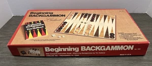 Beginning Backgammon By Crisloid 1973 COMPLETE EUC - Picture 1 of 8