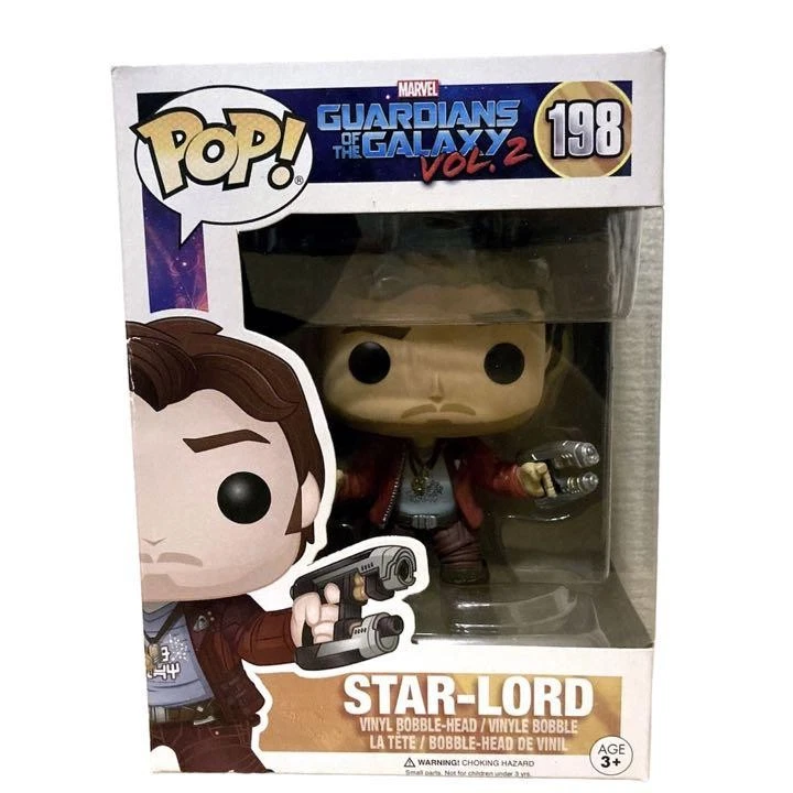 Figura Funko Pop Marvel Guardianes de la Galaxia Vol.2 No.198 Star-Lord - Imagen 1 de 4