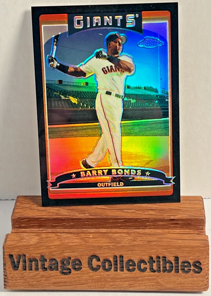 2006 Topps Chrome Barry Bonds Black Refractor Numbered /549 Card #50 CLEAN - Image 1 of 2