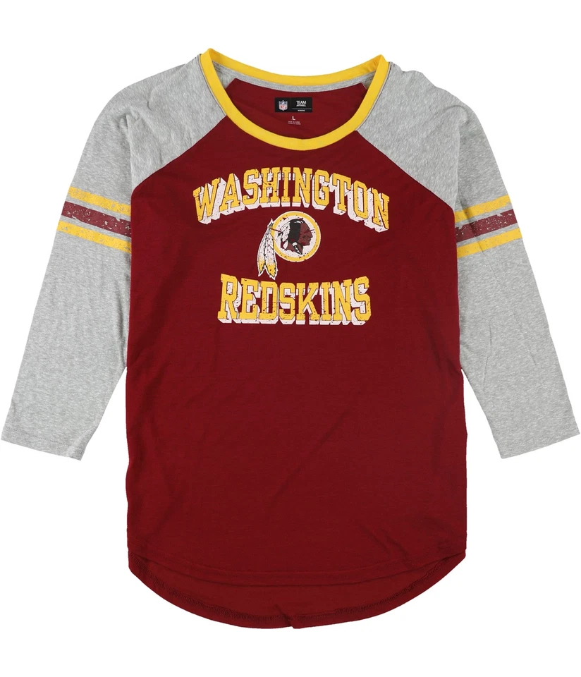 Camiseta gráfica de los Washington Redskins de la NFL para mujer, roja, X-pequeña Foto 1 de 2
