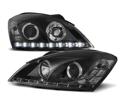 faros para KIA CEED 2006 2007 2008 2009 luz diurna negro LHD Foto 1 de 1