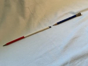 Vintage Empire “Be An American” Extra Long Pencil 1940 WWII Era, 14” Broken - Picture 1 of 7