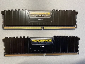 Corsair Vengeance LPX 32GB (2x16GB) DDR4 3200MHz Desktop RAM - Tested & Working - Picture 1 of 2