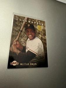 2001 Topps - Noteworthy Willie Mays #TN26 - Picture 1 of 2