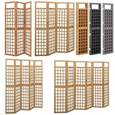 Shoji Paravent Raumteiler Holz Spalier Trennwand Sichtschutz Spanische Wand - Bild 1 von 4