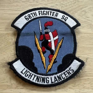 68th Tactical Fighter Squadron "LIGHTNING LANCERS" USAF Patch - Picture 1 of 7