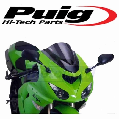 PUIG Racing Windscreen for 2005-2006 Kawasaki ZX636 Ninja ZX-6R - Windshield hw - Imagem 1 de 4