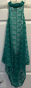 Fredericks of Hollywood Neckholder-Body Margarita grün Spitze Größe 3X NEU - Bild 1 von 5