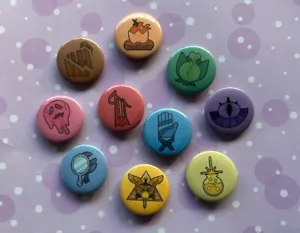 The Owl House Guild Button Pins - Badge set - 3 sizes available - Picture 1 of 3