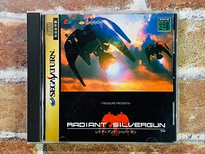 RADIANT SILVERGUN Sega Saturn SS Japan JP Game w/manual Tested Fast Shipping P - Image 1 of 4