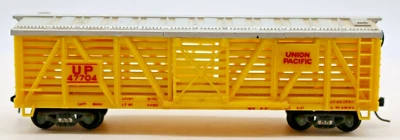 Kadee HO Scale  Union Pacific stock car #47704. 1:87. Spring trucks. Model Train - Image 1 of 4
