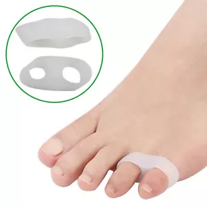 2x Separador de juanete pequeño Gel Silicona Corrector Alivio del Dolor Pie Meñique - Imagen 1 de 1