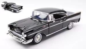 CHEVROLET BEL AIR HARDTOP 1957 BLACK 1:18 - Foto 1 di 1