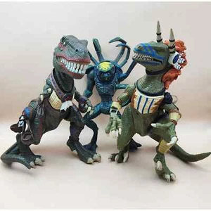 TUROK: Dinosaur Hunter (Vintage 1998) Lot of 3 TRIBAL RAPTOR, T-REX, & PRIMAGEN - Picture 1 of 22