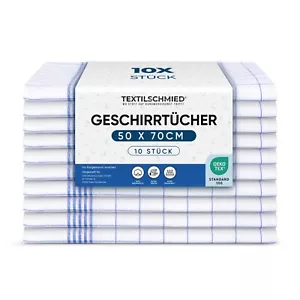 Premium Geschirrtücher 20er Set Küchentücher 100% Baumwolle Trockentuch - Bild 1 von 18