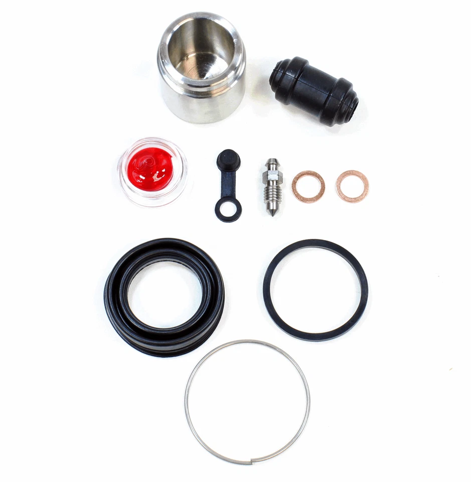 Brake Caliper Seal+Stainless Steel Piston Kit for 1982 Yamaha XJ650RJ SECA Front - Image 1 of 1