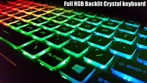 US RGB Tastatur für MSI GL62M 7RD/GL62M 7RDX/GL62M 7REX/GL62VR 7RFX/GL62MVR 7RFX