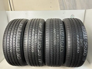 Set 4 Tires 235 50 20 Bridgestone Alenza A/S 02 RFT (8.00-8.80/32=88-97% Tread) - Picture 1 of 13