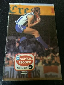 VFL football record - April 14, 1979 - Fitzroy Lions VS. South Melbourne Swans. - Picture 1 of 3